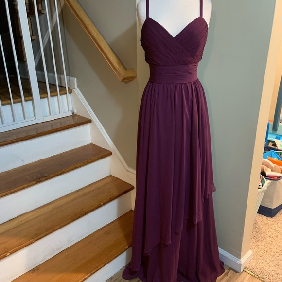 Mori Lee 20464 eggplant size 14 - Picture 2 of 6